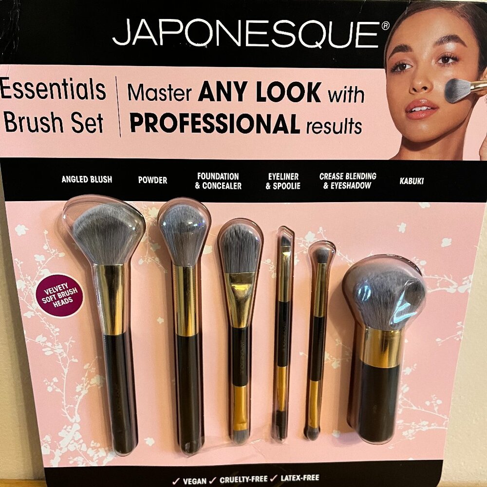 Japonesque Essentials Brush Set 6 Pieces - New